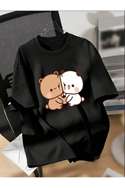 Soothing Space Ayi printed oversize bicycle collar t-shirt