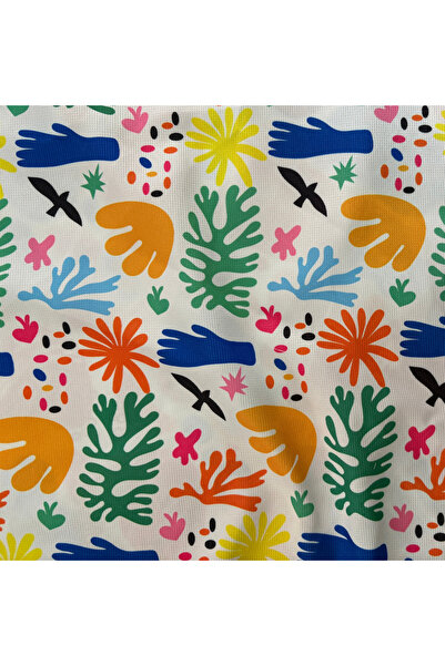 podyum baskı Μαξιμαλιστικό, ζωηρόχρωμο ύφασμα ταπετσαρίας 100x140 εκ. (μαξιλα...