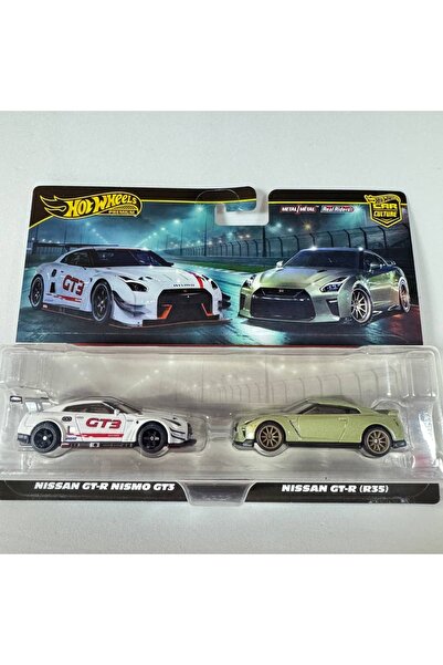 HOT WHEELS Premium 2'li Nissan GT-R Nismo GT3 / Nissan GT-R (R35) Model Arabalar