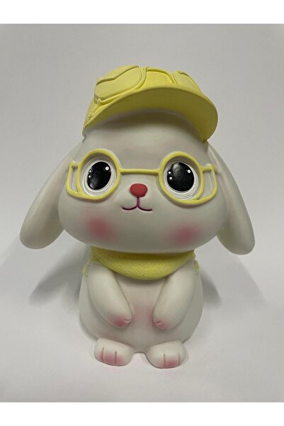Libra KUMBARA PLASTİK FİGÜRLÜ ŞAPKALI (KÖPEK BOY 20 CM ENİ 10 CM)