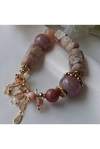 azra takı tasarım Handmade Powder, Charm, Women's Bracelet