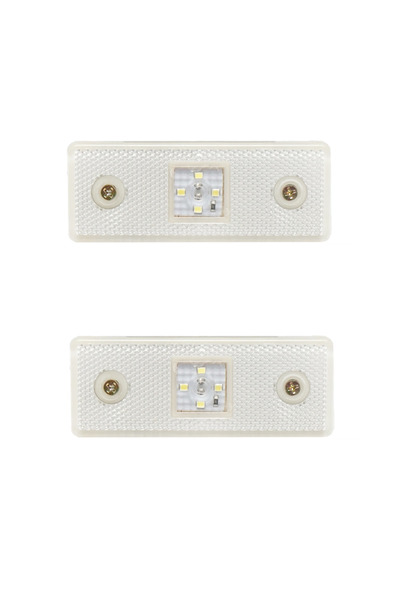 ERK 2x Φωτιστικό πλευρικό με 4 LED για φορτηγό SMD 12V-24V ALBA