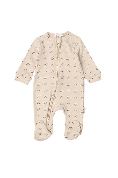 MiniKids Κορυφαίας ποιότητας ολόσωμη φόρμα, με μπότες Signs, μπεζ.