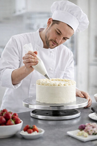 OverPazar Pasta Yapımında Kullanılan Alüminyum Çift Taraflı Metal Turnet Çap:...