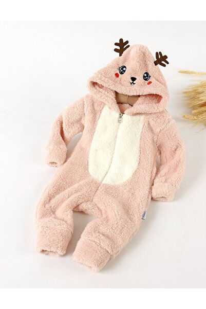 MiniKids Μίσι Καπριόαρα μπεζ ολόσωμη φόρμα