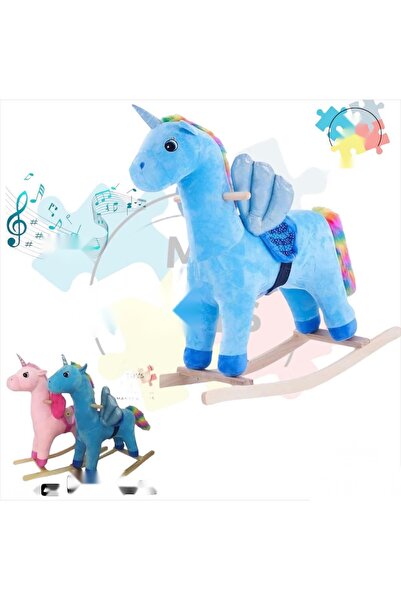 Trendbaby حصان يونيكورن هزاز للأطفال مع صوت من Trend Baby & Trend Kids