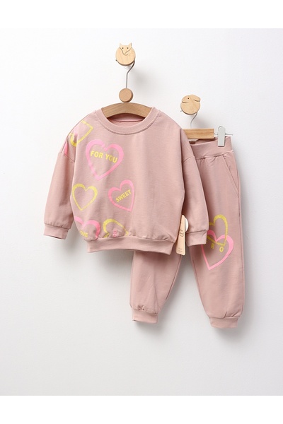 MiniKids Τρένινγκ Σουίτ για εσάς μπεζ