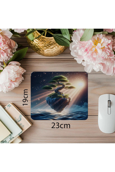 Empressco Mouse Pad Minimal în echilibru cu natura - 19x23 cm 2 mm rectangula...