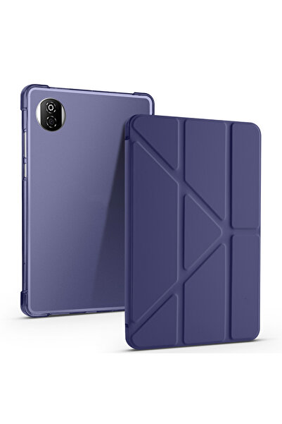 UnDePlus Honor Pad X7 8.7 JMS-W09 Kılıf Kalem Bölmeli Trifolding Case