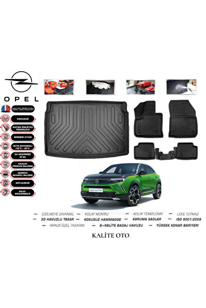 Opel Mokka Elektrikli 2021 Model 4D Bagaj Havuzu+Paspas Seti Maximum Serisi