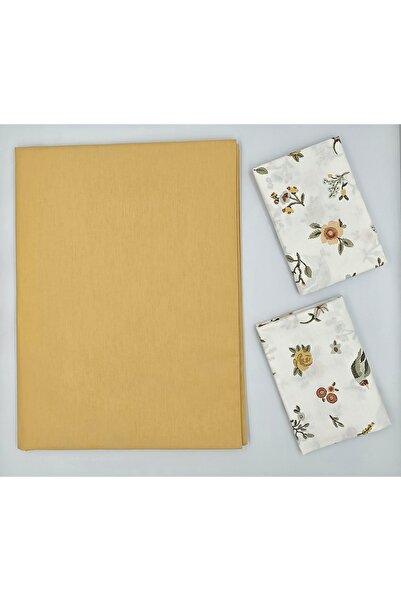 pınarhome collectıon 100% Organic Cotton Fabric Solid Color (Without Elastic)...