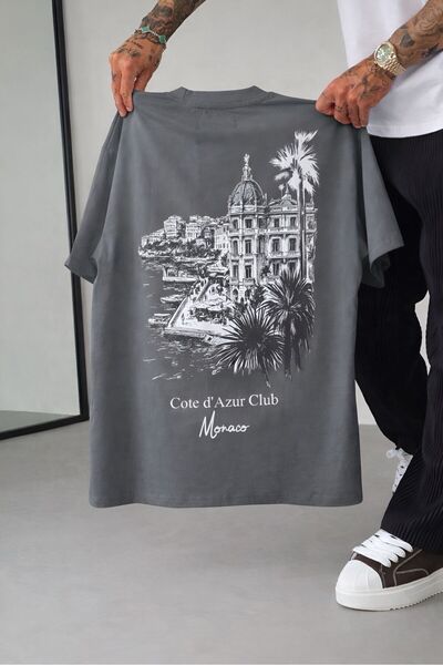 DM DOLCE MORE ΜΠΛΟΥΖΑΚΙ MONACO ΜΕ ΣΤΑΜΠΑ OVERSIZE UNISEX 2PV1