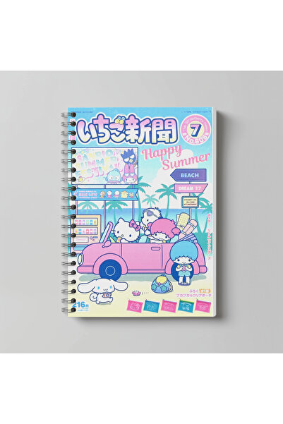 nihonwosekai Sanrio Kuromi Cinnamoroll Melody Purin Anime Notebook A4 Size 60...