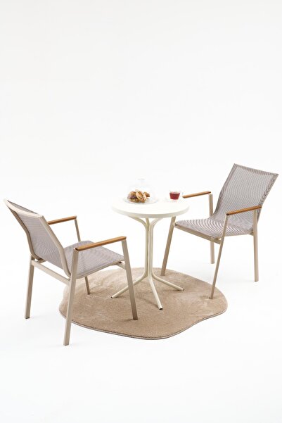 Divona Home NEXT BAHÇE BALKON BİSTRO SET (SERAMİK)