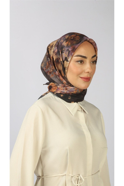 locella Lo'cella Pamuklu Soft Eşarp 4554-9 Kahve