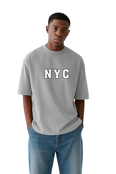 E-ROMA Τυπωμένο μπλουζάκι oversized unisex 2PV1