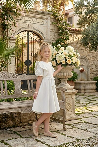 Zaziko Kids Κοριτσίστικο ροζ κοντομάνικο φόρεμα ELB2012