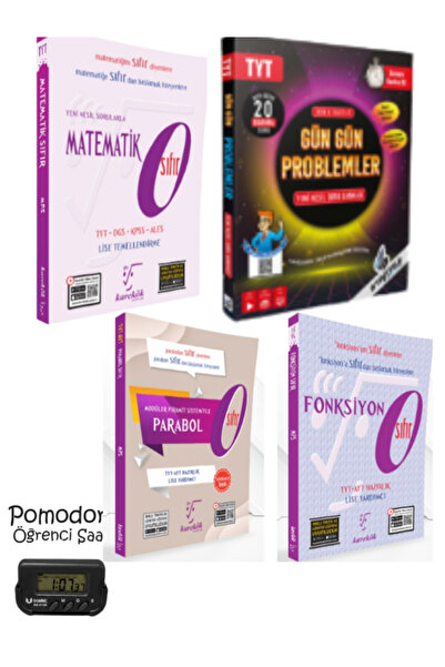 Karekök Yayınları SIFIR MATEMATİK-FONKSİYON-PARABOL SETİ + GÜN GÜN PROBLEM SO...