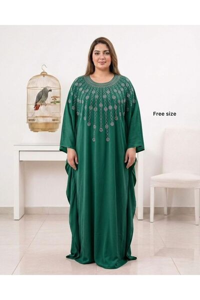 DAY BY DAY Butterfly Robe Made of Shiny Stainless Material with Rhinestone Em...