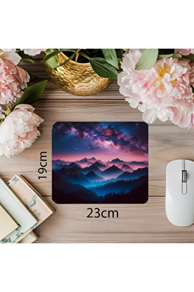 Empressco Podloga za miša Zvezdano nebo i planine - 19x23 cm 2 mm pravougaona...