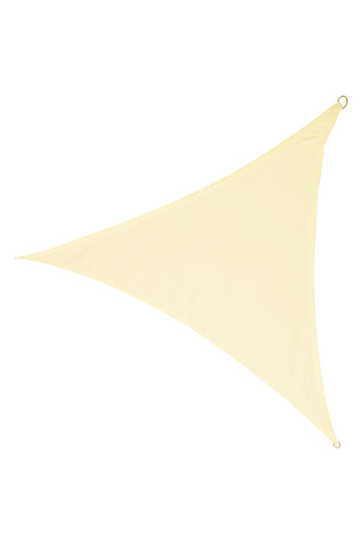 Avex Umbrar de gradina triunghiular, impermeabil, culoare Bej, dimensiune 4 x 4 x 4 m
