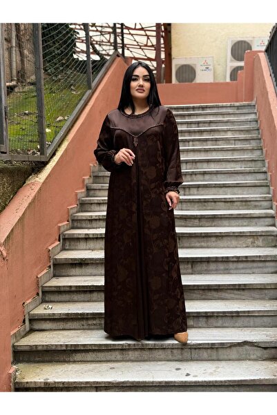 Miss Modish MAROKEN FLOSH VİSKON ELBİSE