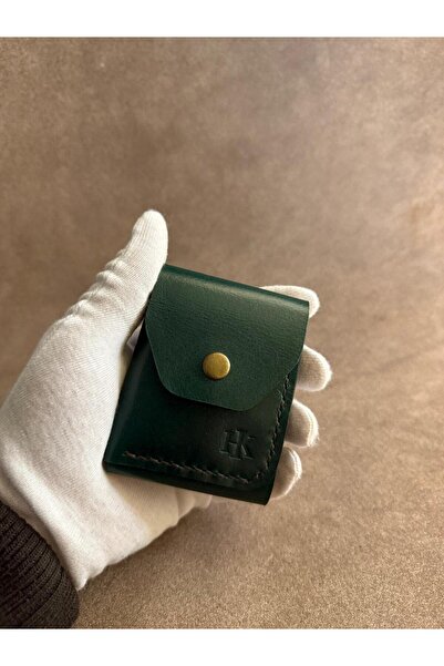 HATKA Leather Craft El Yapımı Hakiki Deri Cüzdan - Dual Fold K2