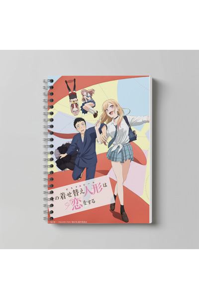 nihonwosekai Toy Doll Darling Shoujo Shojo Girly Anime Notebook A4 Size 60 Sh...