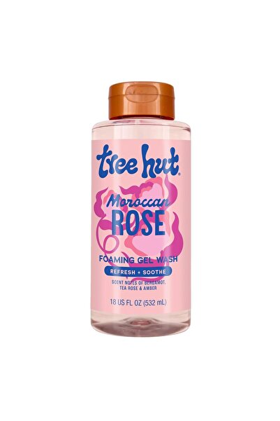 Tree Hut Moroccan Rose Nourishing & Moisturizing Foaming Gel Wash, 18 oz.