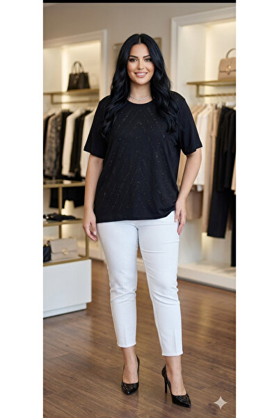 MODA Μαύρη premium αντλίαλεκτρική μπλούζα μαμάς από βαμβακερή βισκόζη, υψηλής...