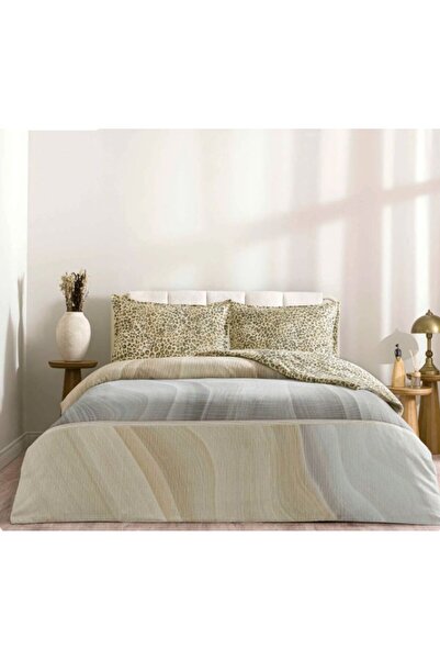 Taç SET DE PAT DE CUARȚ BUMBAC NOU SEZON PAMUKLU SEÇ & SER PENTRU PAT DOBLE O...