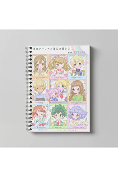 nihonwosekai Caiet anime Sailor Moon, format A4, 60 de coli, fără linii, cu c...