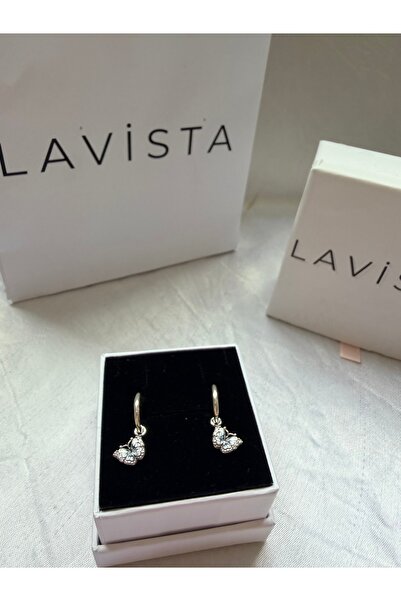 Lavista Silver Kelebek Halka Gümüş Küpe