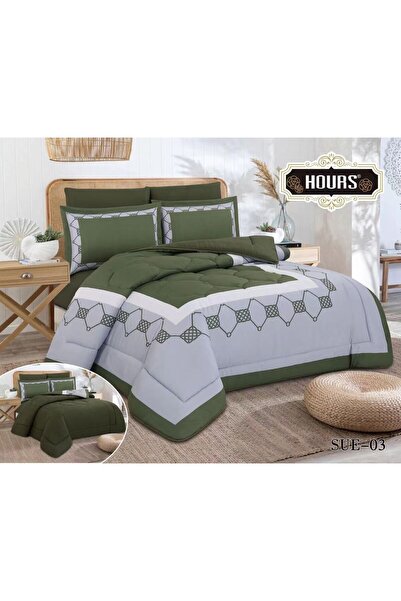 HOURS Nefirin 6-Piece Royal Geometric Shaped Summer Bedspread