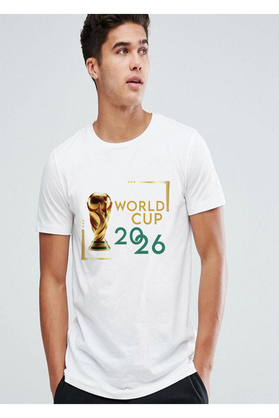 Dünya Kupası2026 için özel olarak tasarlanmış, rahat ve şık bir tişört.