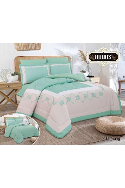 HOURS Nefirin 6-Piece Royal Geometric Shaped Summer Bedspread