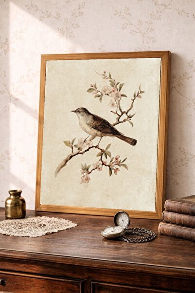Tuba Decor Επιτραπέζια ζωγραφική σε ξύλινο πλαίσιο ενιαίου τεμαχίου, vintage ...