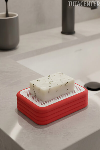 TUTACENTER Δοχείο στερεού σαπουνιού Πλαστικό δοχείο σαπουνιού μπάνιου Πρακτικ...