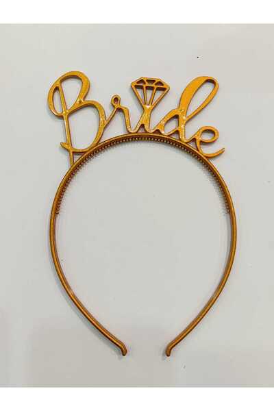 SoykanKozmetik BRIDE TACI BRONZ RENK PLASTİK