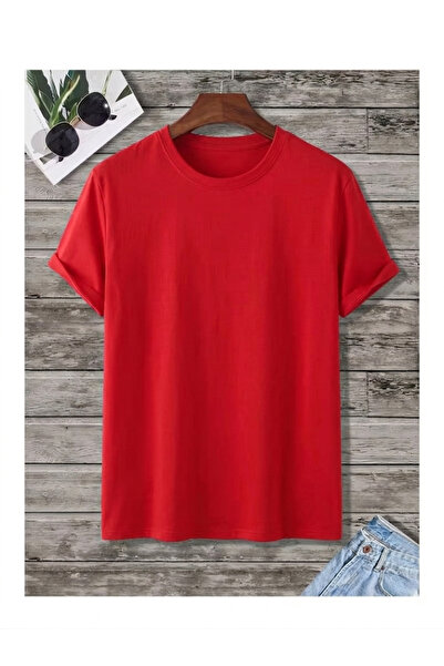 SİBELİZE Unisex Timeless Plain Basic Compact T-Shirt