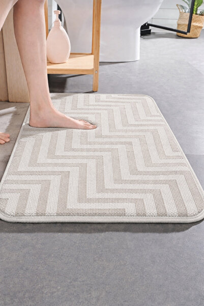 new colourse Αντιολισθητική βάση, Μονόχωρο χαλάκι πόρτας μπάνιου 40x60