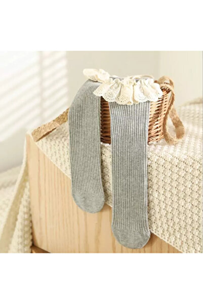 MiniKids Long socks Spanish Style gray