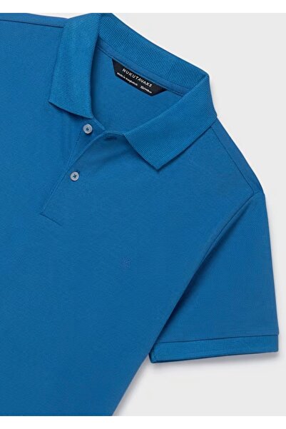 NUKUTAVAKE Mayoral Li̇mi̇ Boy's Soft Flexible Polo-Neck T-Shirt