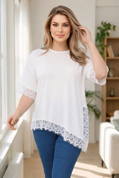 aytemas Asymmetrical Ruffled Skirt Blouse