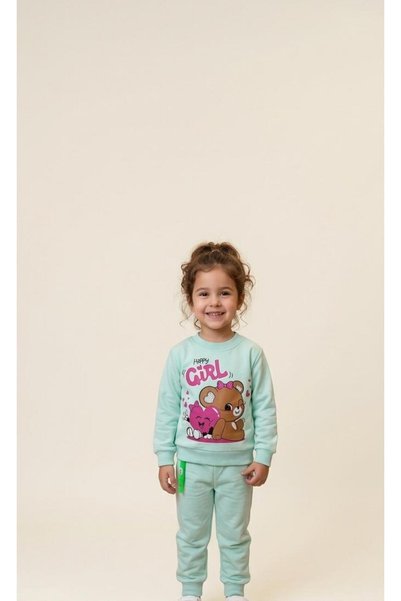 MOMOİRO Printed Girls' & Baby Set