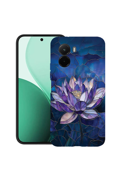 bestcase Υπέρλεπτη Θήκη για Poco M7, Φλοράλ - Λωτός από Βιτρό, 3119618 B 2071