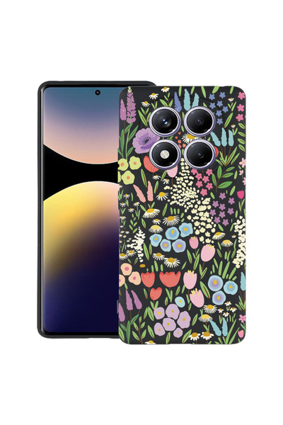 bestcase Υπέρλεπτη Θήκη για Xiaomi Redmi Note 14 Pro 4G, Φλοράλ - Πολύχρωμη Τ...