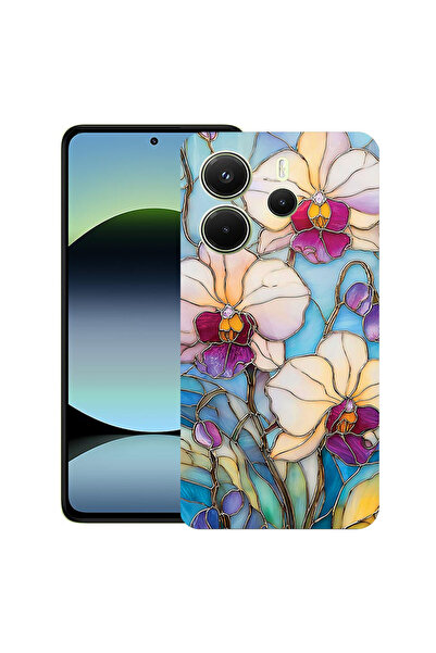 bestcase Υπέρλεπτη Θήκη για Xiaomi Redmi Note 14 5G, Φλοράλ - Ορχιδέα με σχέδ...