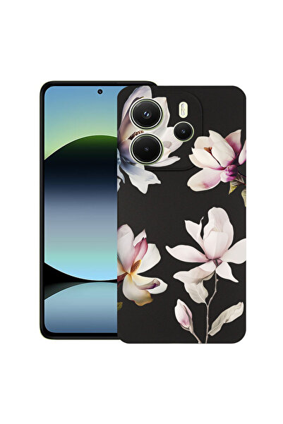 bestcase Υπέρλεπτη Θήκη για Xiaomi Redmi Note 14 4G, Σχέδιο με Λουλούδια Μανό...