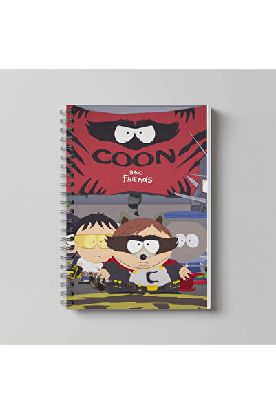 nihonwosekai South Park Anime Defter A4 Boy 60 Yaprak Çizgisiz Karakter Baskılı